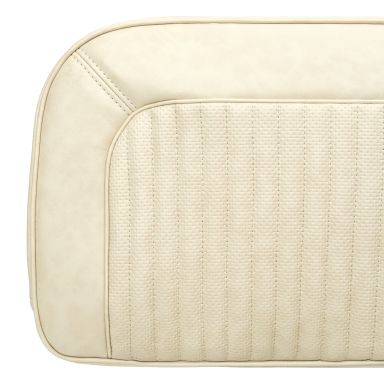 Rear Bench Seat Upholstery Cover | OE Parchment Rosette | 68-77 Ford Bronco